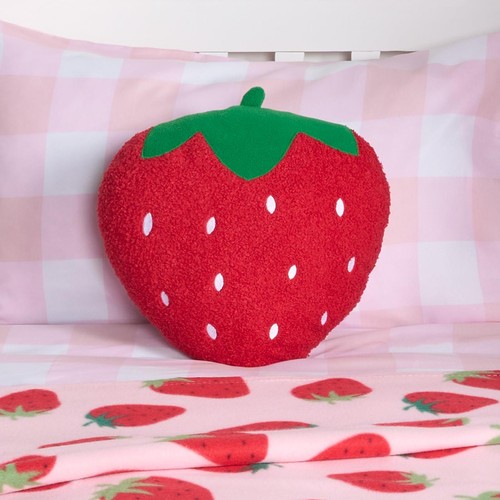 Strawberry filled cushion - strawberry,
