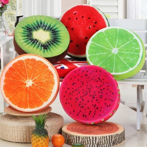 Colorful fruit chair cushions - fruit,