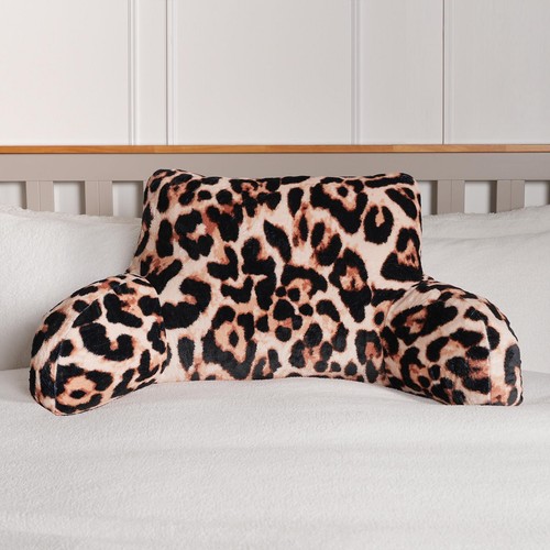 Leopard cushion reading pillow - leopard,