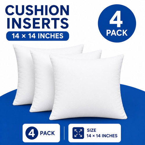 Pack white cushion inserts - pack,