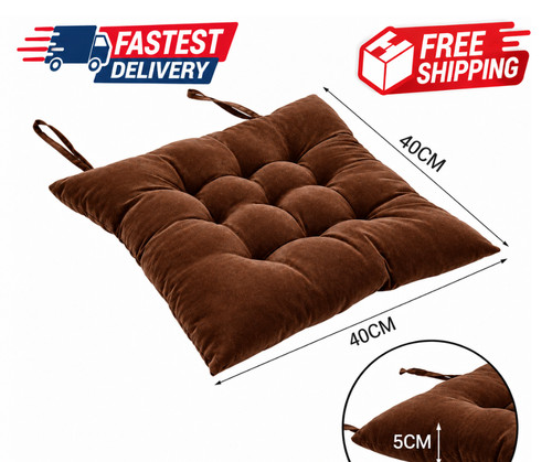 Velvet seat cushion - velvet, 40x40cm