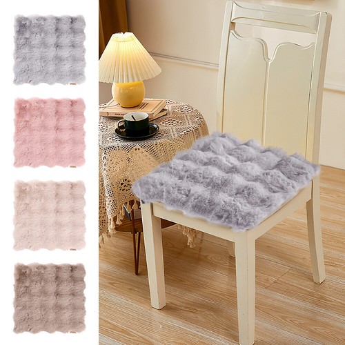 40x40cm square plush seat pad - 40x40cm,
