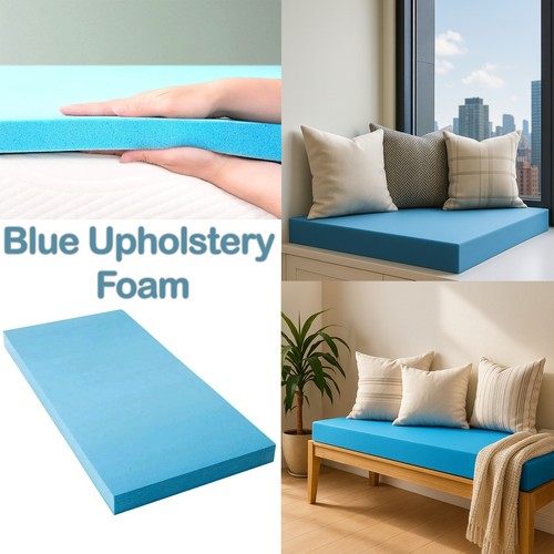 Blue upholstery foam - blue,