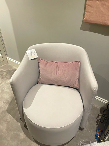 Upholstered accent tub chair - upholstered,
