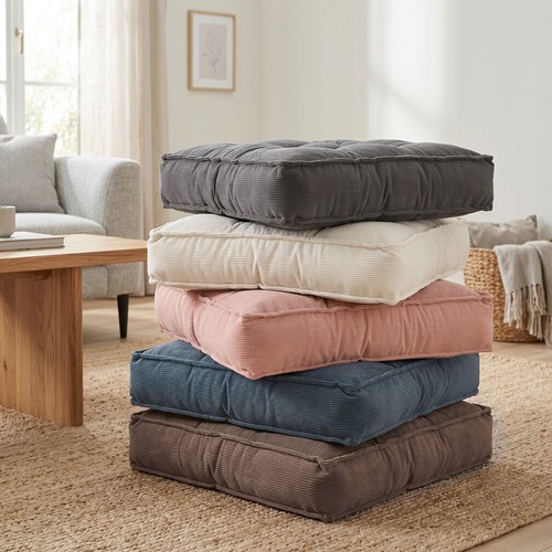 Cotton plain floor - plain, cushion