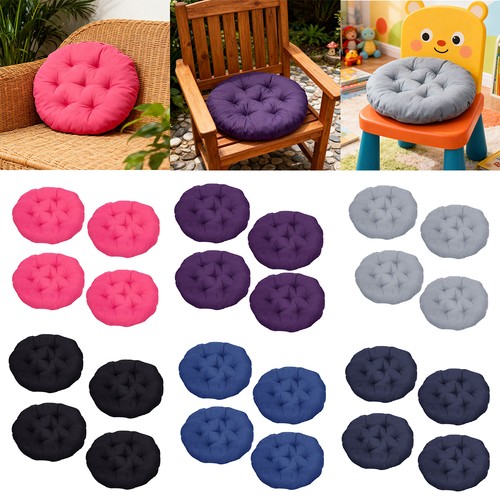 Solid round chair seat pad - round,
