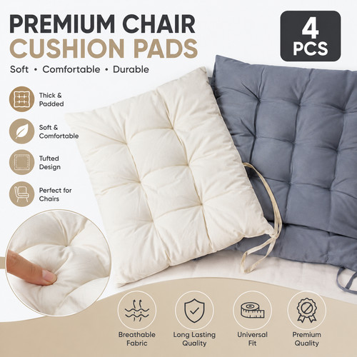 Dining chair seat pads - dining, 100%