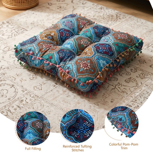 Bohe floor cushion mandala - floor,